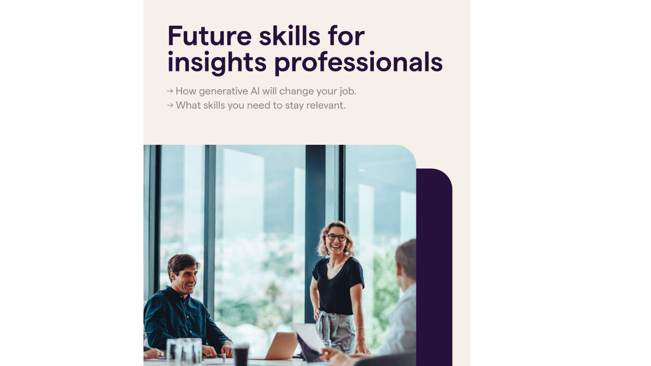 Future skills for insights professionals