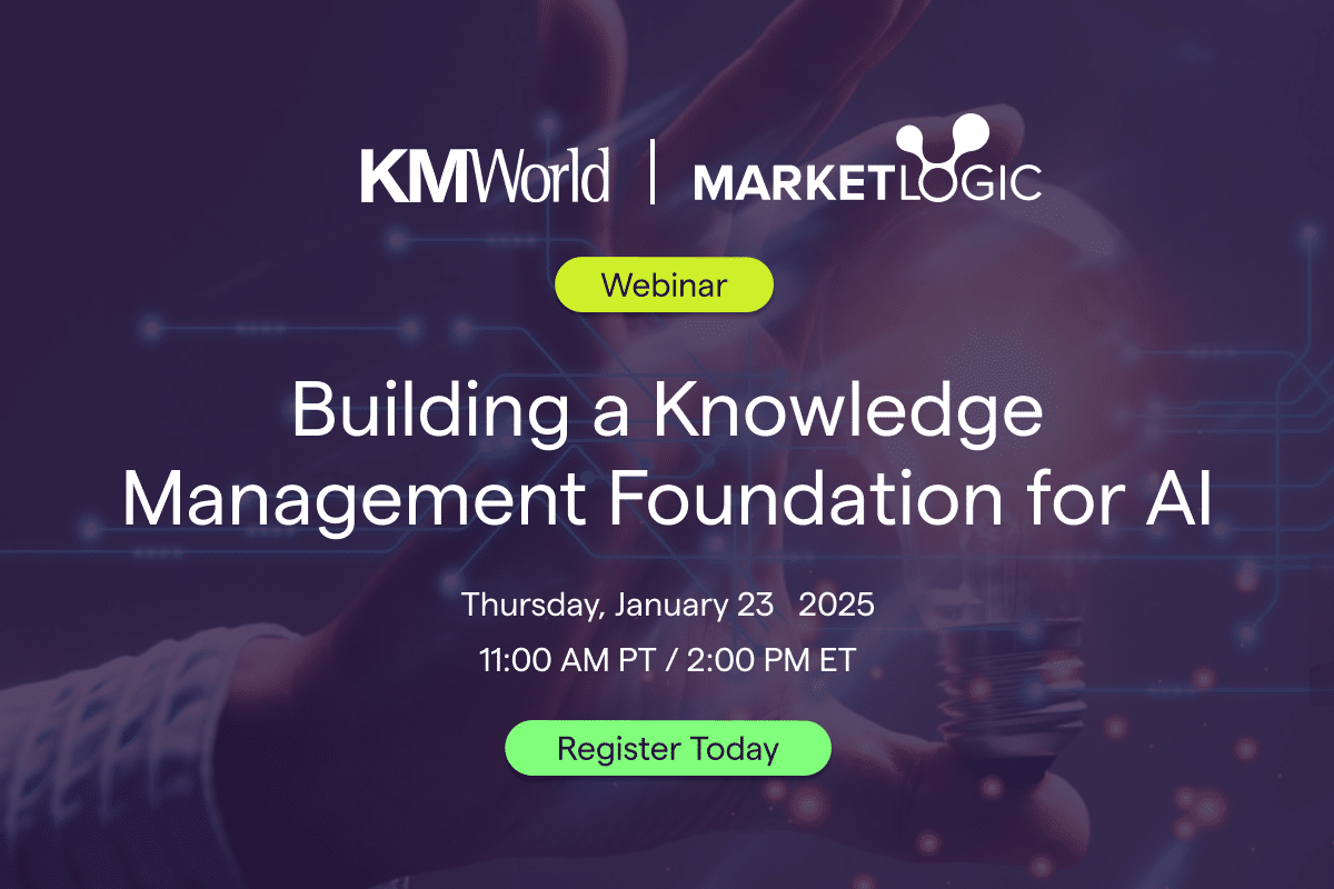 Market Logic at the Roundtable: Building a KM Foundation for AI