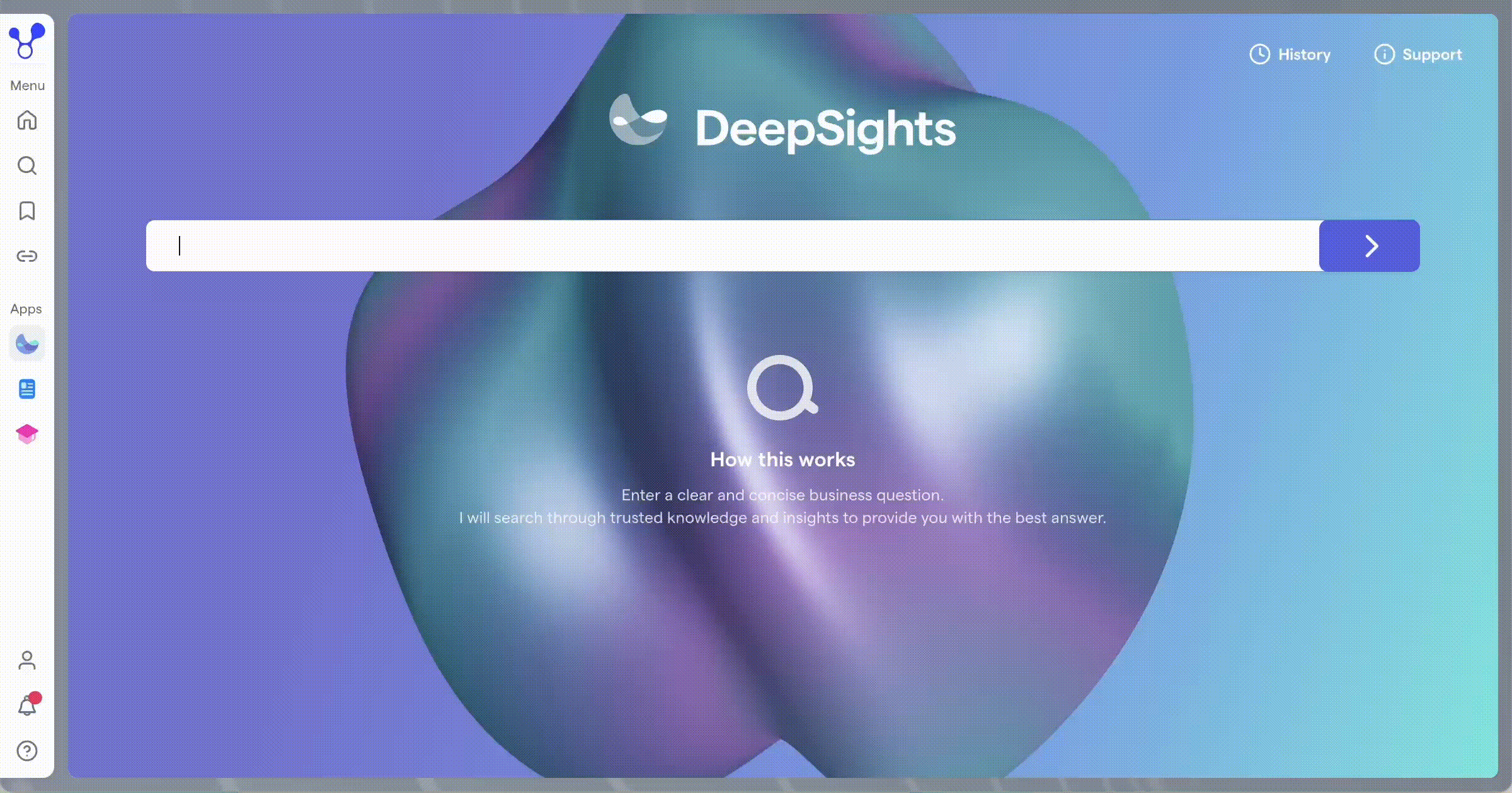 DeepSights is a gen AI assistant providing AI-powered insights