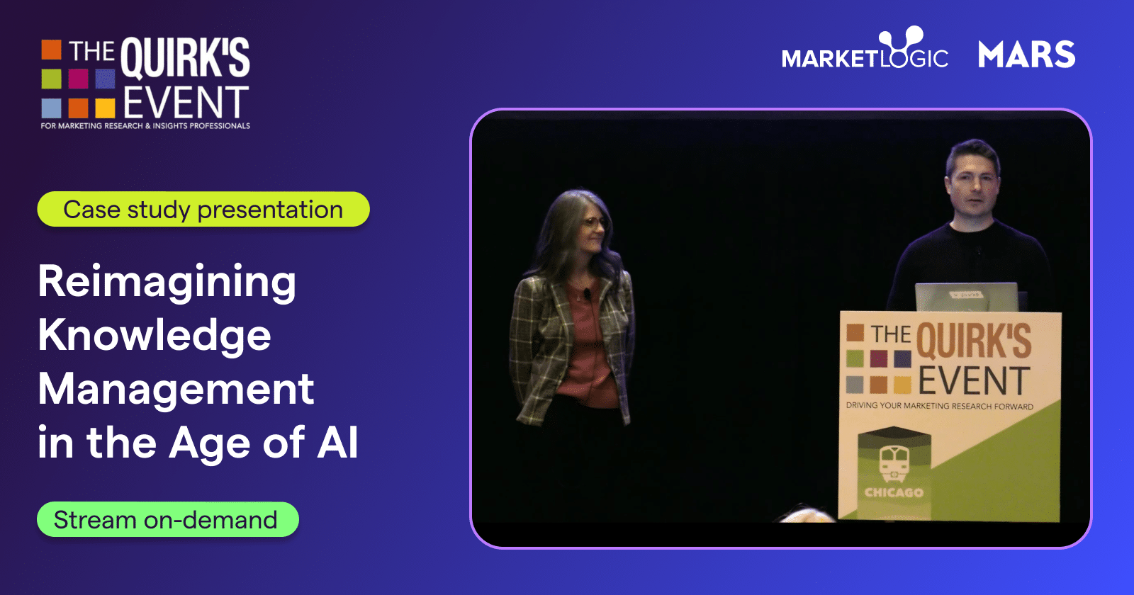 Market Logic & Mars: Quirks Chicago Keynote Presentation