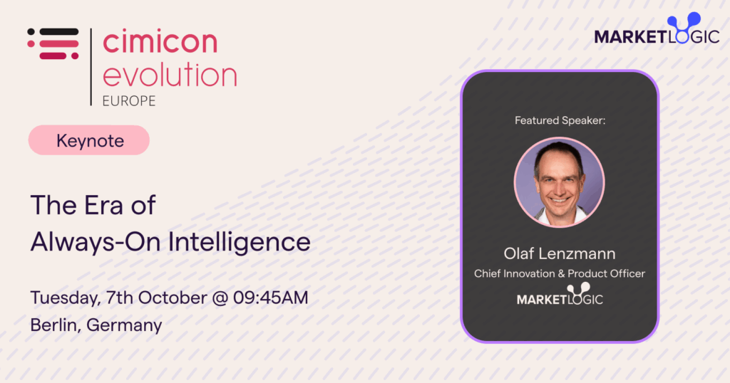 Market Logic joins CIMICON Evolution