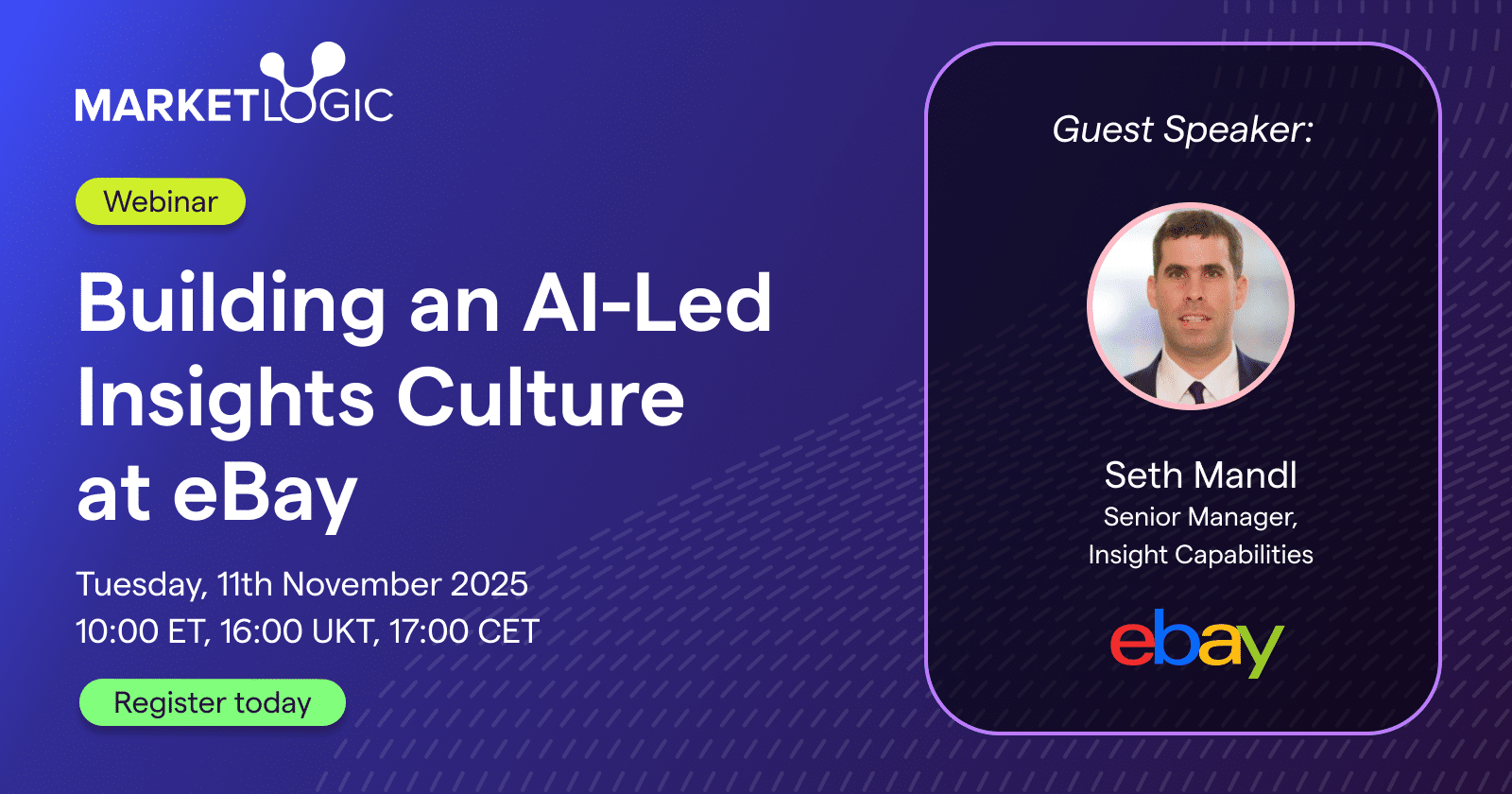 Webinar: Building an AI-Led Insights Culture at eBay 