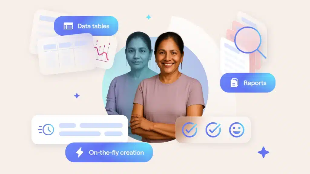 DeepSights persona profile generated from surveys, data tables and reports on the fly.